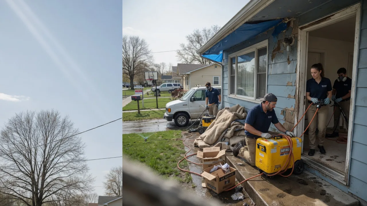 Basement Flood Cleanup in Kent, OH near me